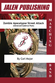 Zombie Apocalypse Street Attack Marching Band sheet music cover Thumbnail